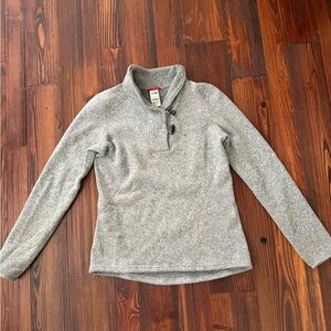 The North Face Women's Light Gray Cowl Neck Sweater
